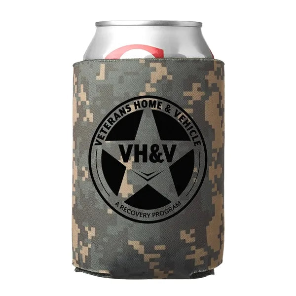 Digital Camo Can Cooler (1 Color Imprint)