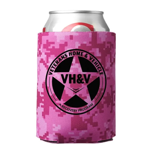 Digital Camo Can Cooler (1 Color Imprint)