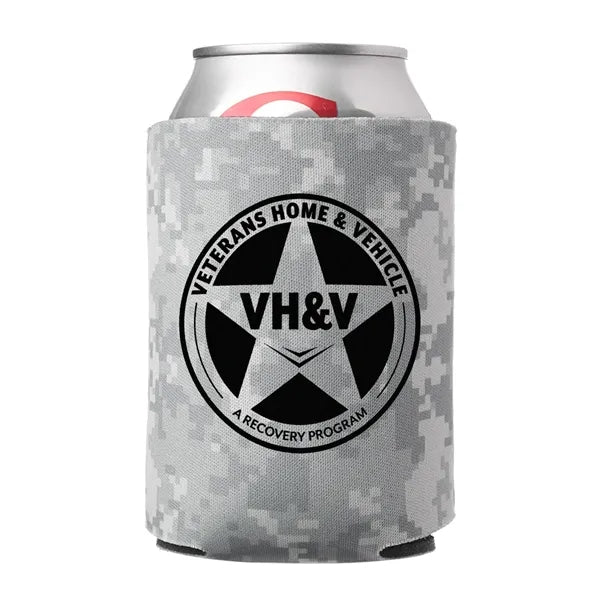 Digital Camo Can Cooler (1 Color Imprint)