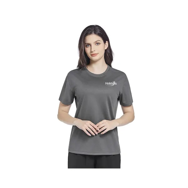 Ladies UV Micro Mesh Short Sleeve T-Shirt