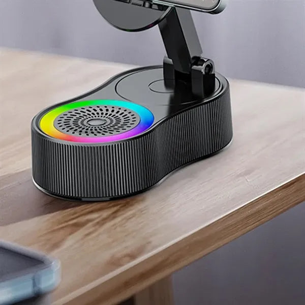 Wireless Induction Bluetooth Speaker Phone Stand