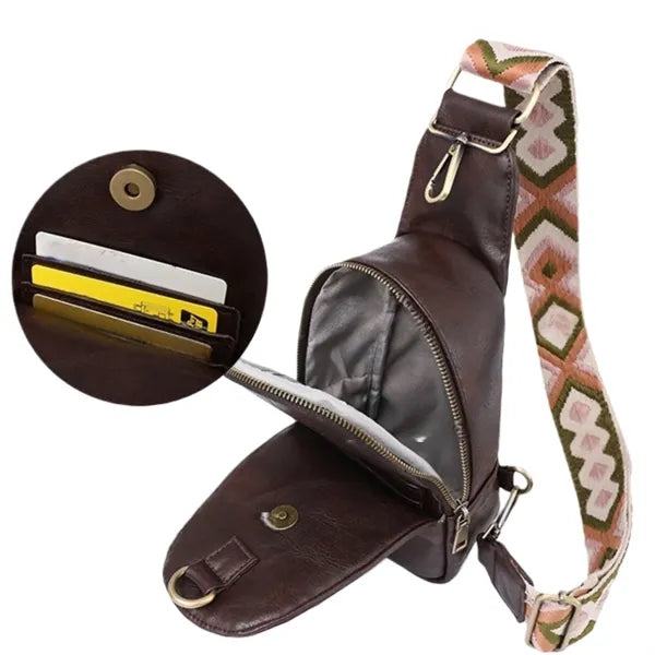 Vintage Leather Crossbody Bag Free Shipping