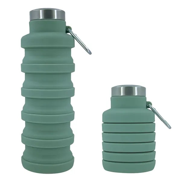 Collapsible Silicone Water Bottle Portable