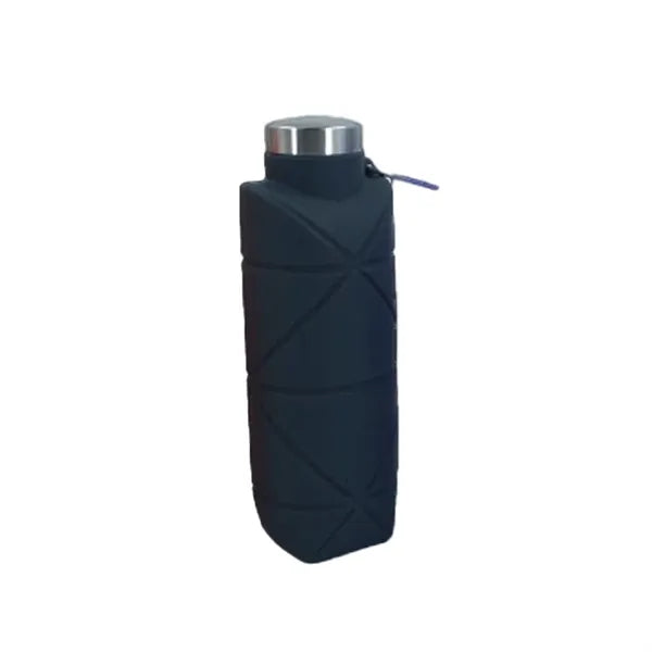Diamond Shaped Silicone Foldable Water Bottle 700ml