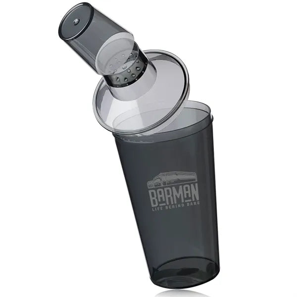 Camden 17 oz. Plastic Cocktail Shaker Bottles