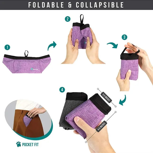 Collapsible Dog Water Bowl