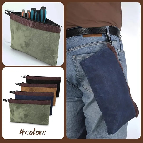 Heavy-Duty Canvas Tool Pouch