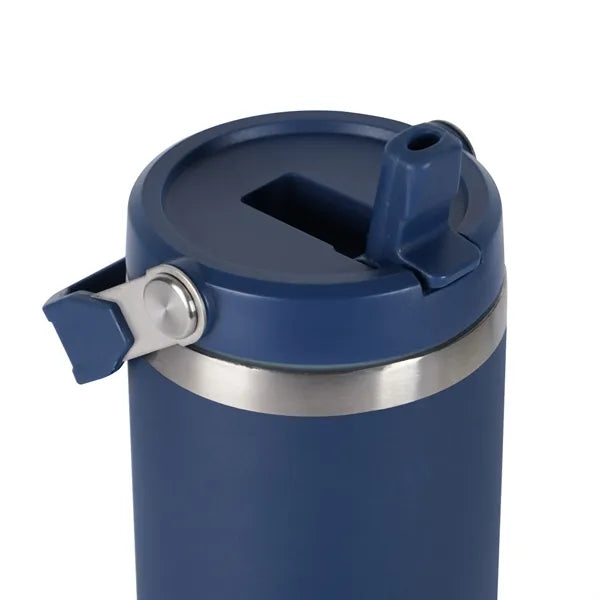 30 oz Handle Dual-Drink Cup with Straw