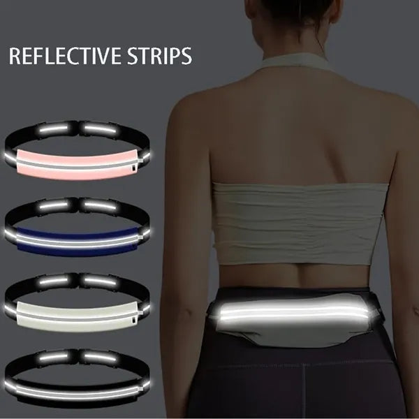 Running Belt Bag Adjustable Waist Shoulder for Travel