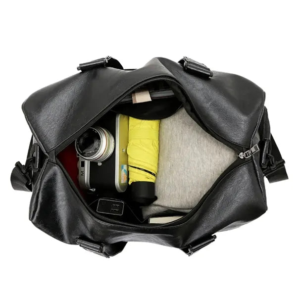 PU Leather Sport Duffel Bag