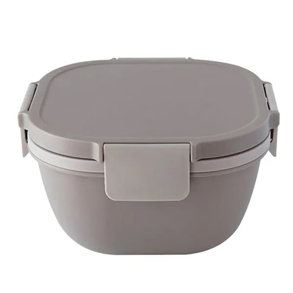 Silicone Salad Bowl Lunch Box with Fork