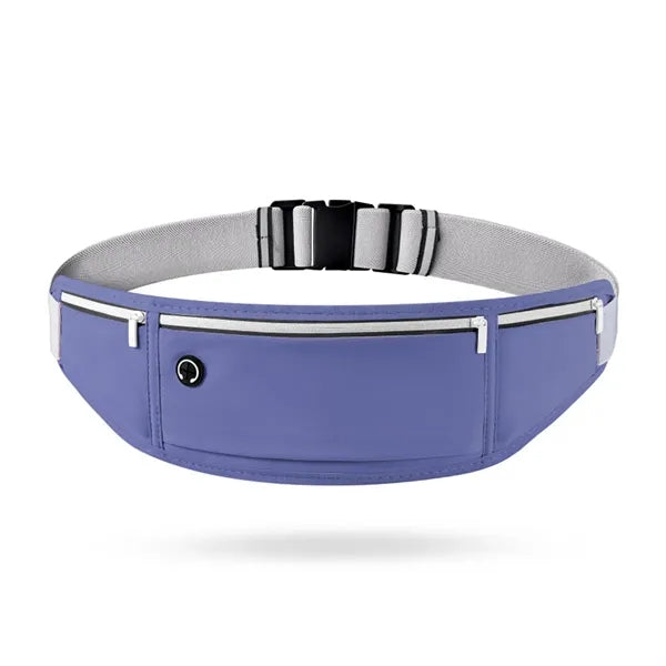 Unisex Ultra Thin Adjustable Waist Pack for Running Gym