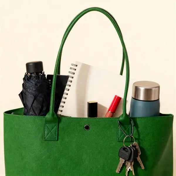 Felt Grocery Tote Bag