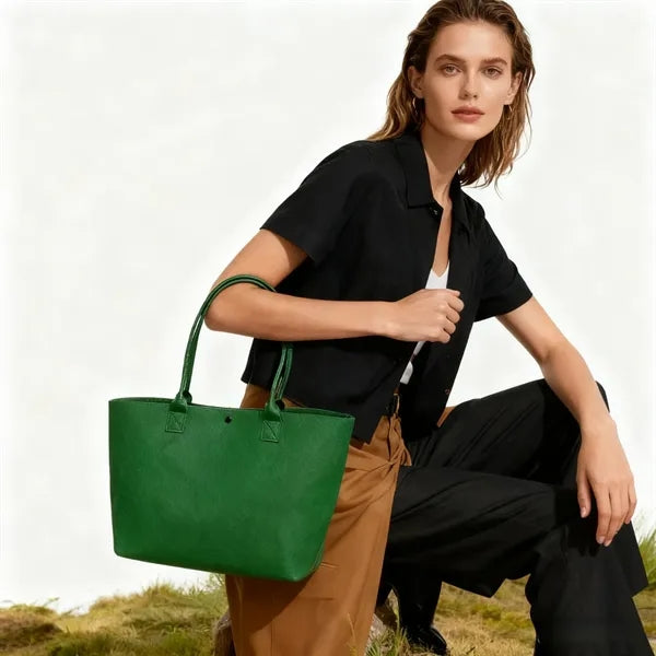Felt Grocery Tote Bag