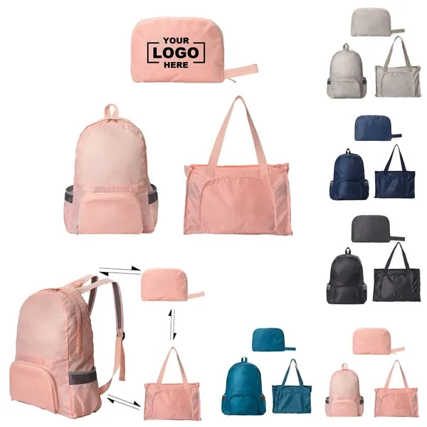 Dual Purpose Foldable Lightweight Travel Backpack