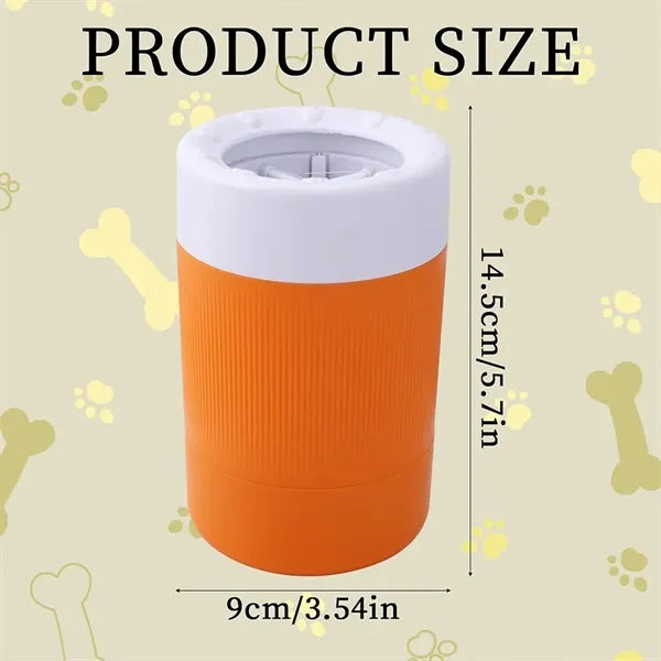 Pet Foot Washer Cleaning Cup Soft Brush Portable