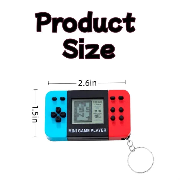 Classic Tetris Arcade Keychain