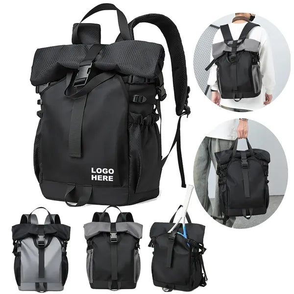 Travel Modern Daypack Water-resistant RollTop Backpack