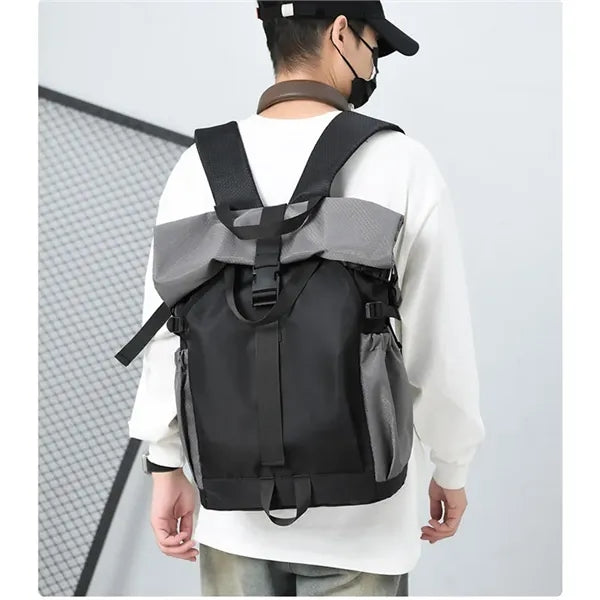 Travel Modern Daypack Water-resistant RollTop Backpack
