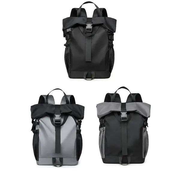 Travel Modern Daypack Water-resistant RollTop Backpack