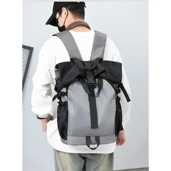 Travel Modern Daypack Water-resistant RollTop Backpack