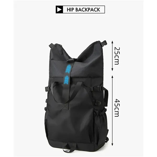 Travel Modern Daypack Water-resistant RollTop Backpack