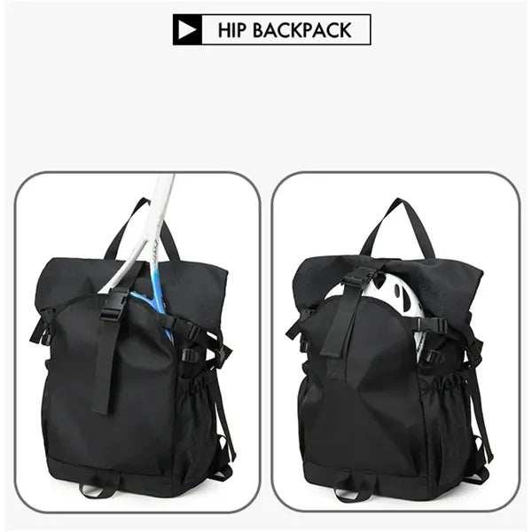 Travel Modern Daypack Water-resistant RollTop Backpack