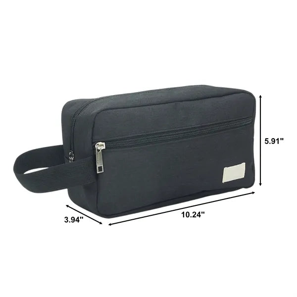 Fabric Travel Toiletry Organizer Bag with Handle