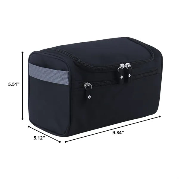 Travel Toiletry Organizer Bag with Front Storage Pocket