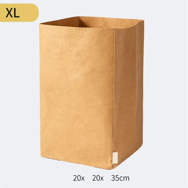 Multiuse Washable Kraft Paper Storage Bag