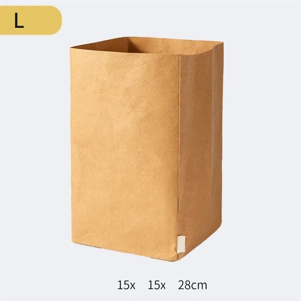 Multiuse Washable Kraft Paper Storage Bag