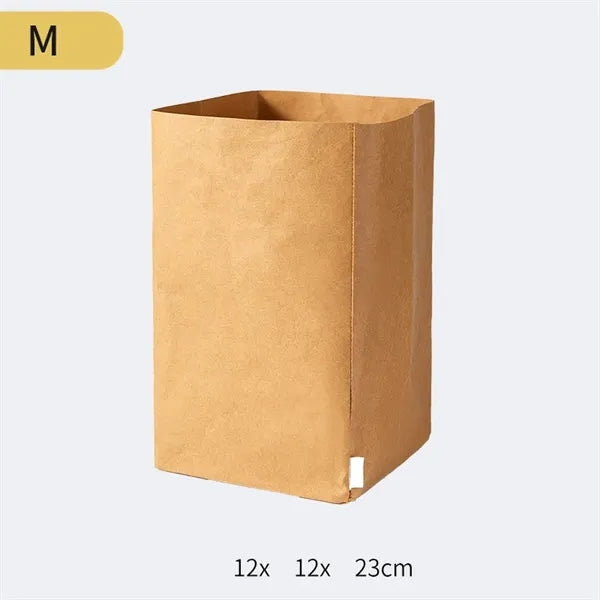 Multiuse Washable Kraft Paper Storage Bag