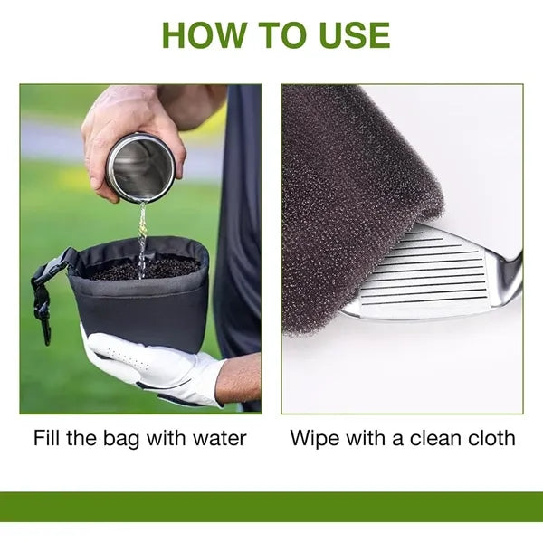 Golf Club & Ball Cleaning Bag