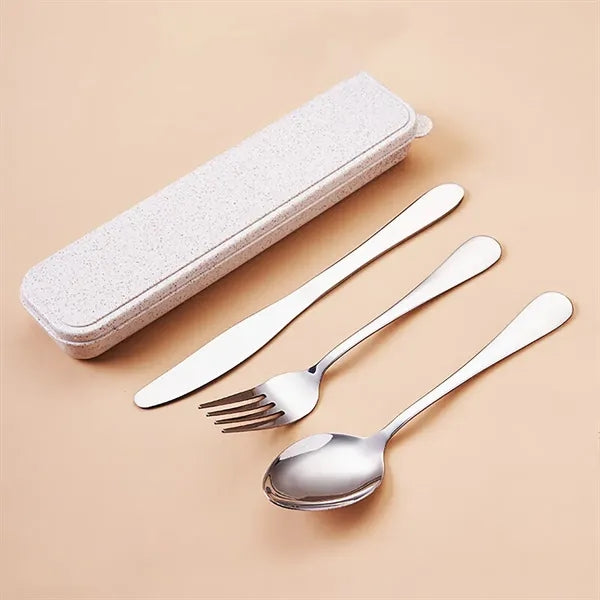 3PCS Portable Utensils Set with Case