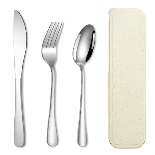 3PCS Portable Utensils Set with Case