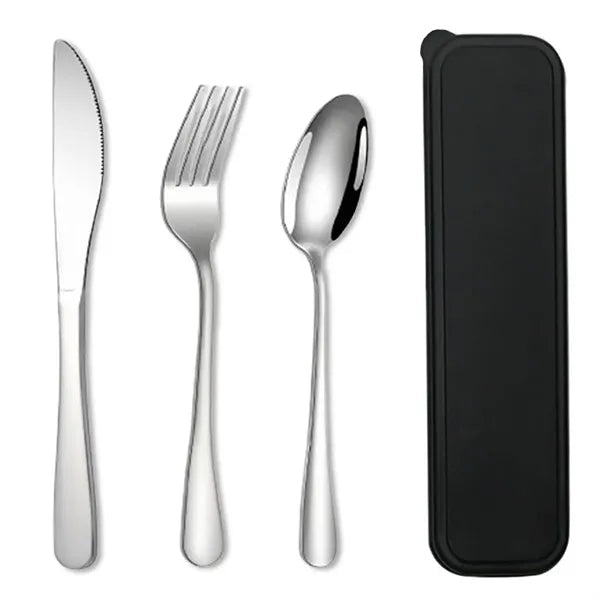 3PCS Portable Utensils Set with Case