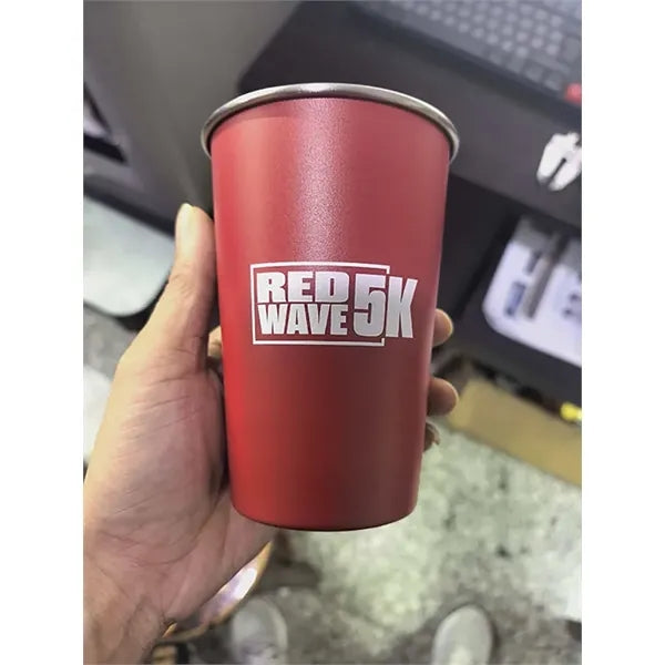 16 oz Stainless Steel Pint Cups