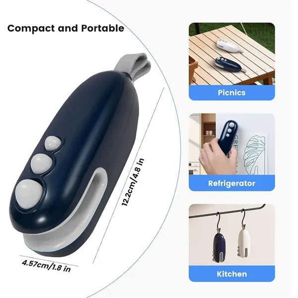 USB-C Rechargeable Mini Bag Sealer Machine