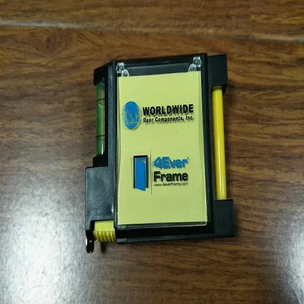 All-in-One Measuring Tool with Level, Memo Pad, and Pen