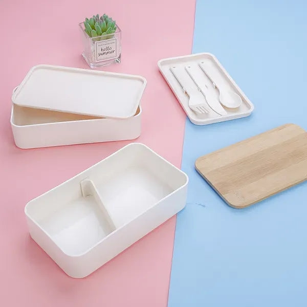 Eco-Friendly Wooden Food Container for Meals