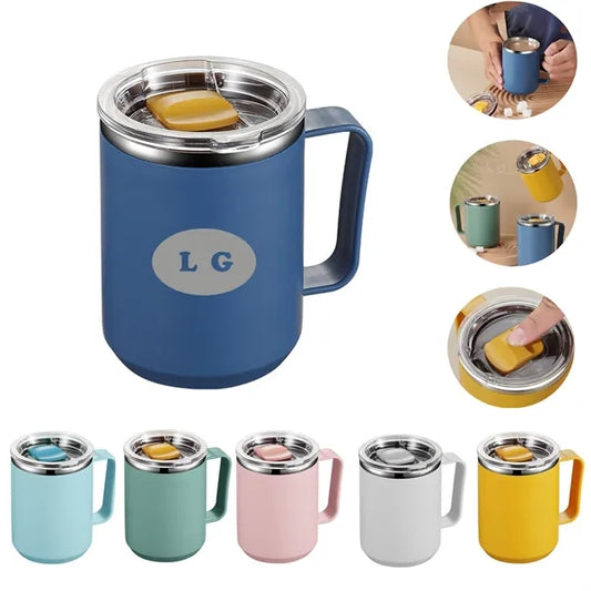 15OZ Insulated Coffee Mug With Handle And Lid