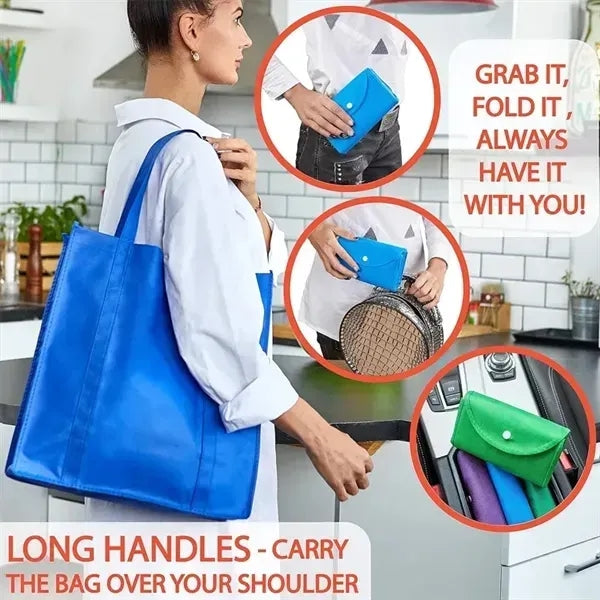 Eco-Friendly Large Foldable Grocery Tote Bag