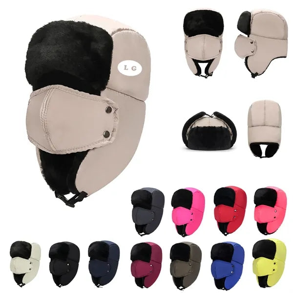 Winter Trapper Hat with Flap