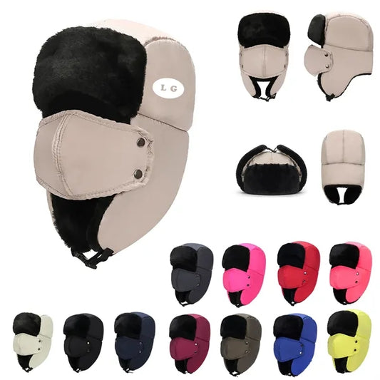 Winter Trapper Hat with Flap