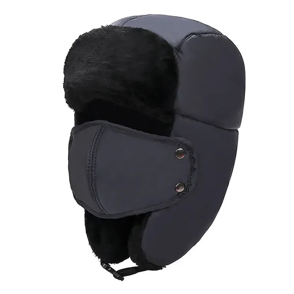 Winter Trapper Hat with Flap