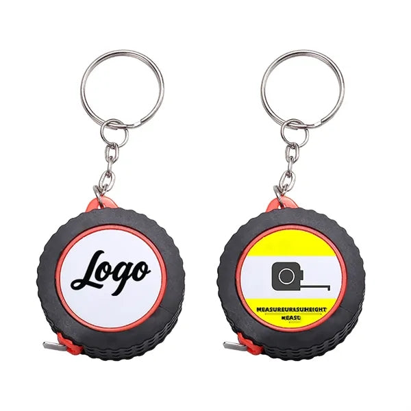 Mini Steel Tape Measure Keychain
