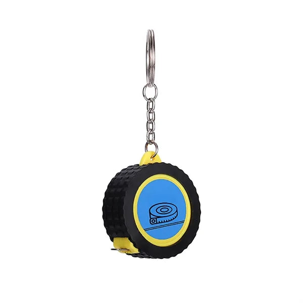 Mini Steel Tape Measure Keychain