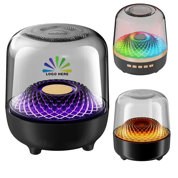 Transparent Crystal Blue Tooth Speaker