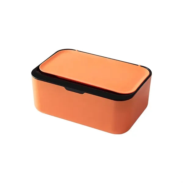 Tissue Box Holder with Storage Caddy Custom Logo
