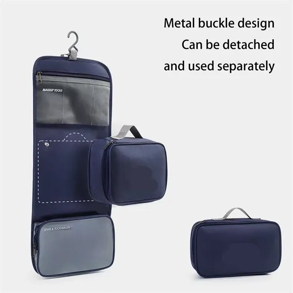 Roll Up Cosmetic Bag Compact Organizer for Travel Daily Use
